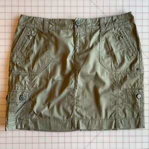 Hei Hei mini skirt sz 12 cargo pockets olive anthropologie urban outfitters